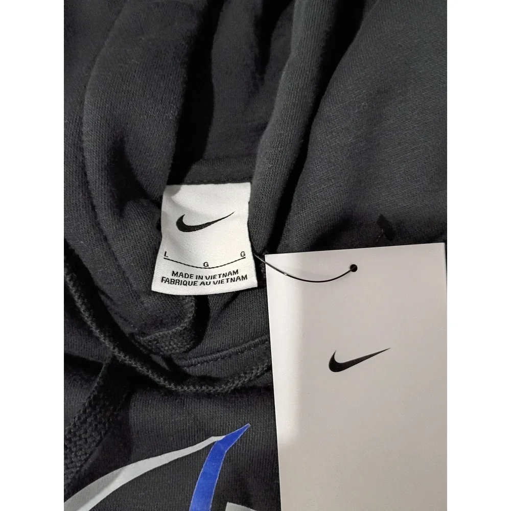 Nike Endurance Hoodie Mens Large Black Graphic Pullover Sweatshirt NWT RN56323